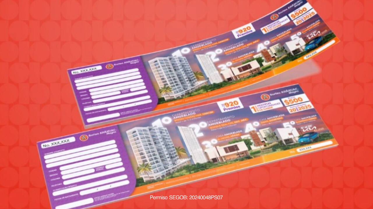 boletos del sorteo anahuac