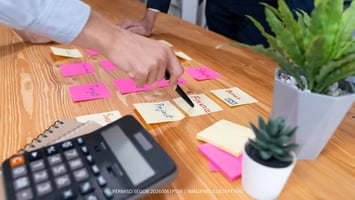 persona organizando su semana con el metodo 1-3-5